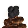P430 Highlight Brown Bundles Human Hair Body Wave 3 Bundles 26 28 30 Inch Unprocessed Brazilian Virgin Remy Dark Brown Body Wave Bundle Human Hair Extensions view 4