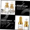 6pcs 20ml Glass Dropper Bottles with Aluminum Caps for Daily Care view 2