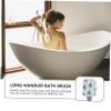 ARTSEWPLY 1pc Handle Bath Scrubber Comfortable Body Exfoliating Brush Replaceable Cloth Design for Seniors for Back and Hard Reach Areas view 3