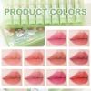 10 Pcs Lip Tint Set Cute Glossy Lip Stains and Matte Lipsticks with Long-lasting and Quick-drying Mini Lip Gloss Lipstick for Makeup Gift (Green Rabbit, Lipstick) view 3