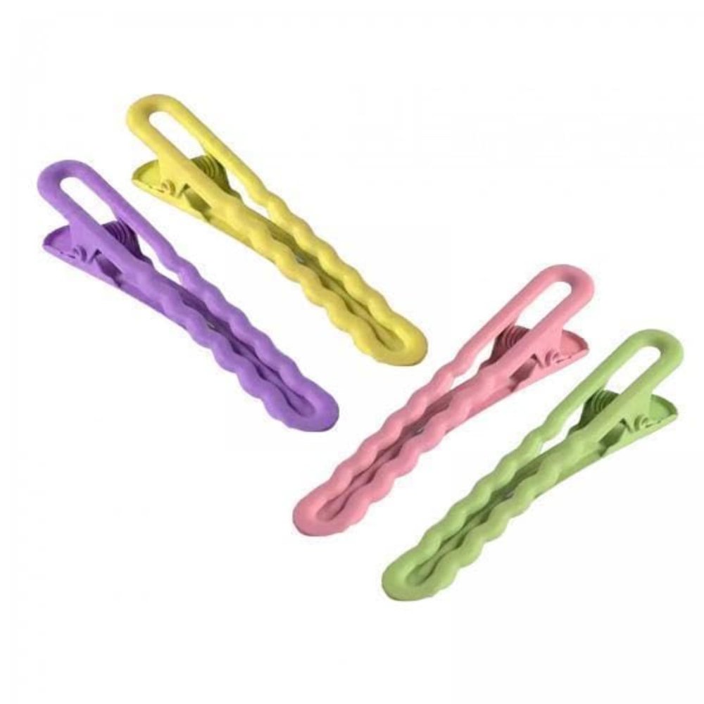 4 Snap Hair Clips Metal Barrettes Hairpins for Women Girls Party Wedding Daily