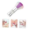 WOFASHPURET Nail Dust Remover Brush Manicure Cleaning Brush Glitter Powder Cleaner Rhinestone Handle view 2