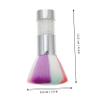WOFASHPURET Nail Dust Remover Brush Manicure Cleaning Brush Glitter Powder Cleaner Rhinestone Handle view 4