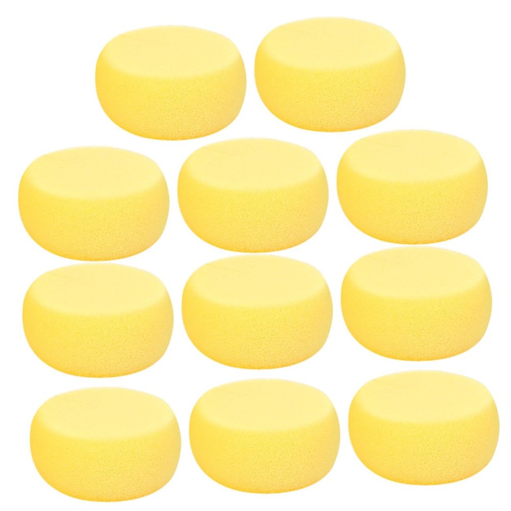 Angoily 24pcs Thickened Round Cake Sponges Makeup Sponges for Foundation Reusable Cleaning Pads Soft Face Scrubbers
