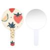 LANYANYQ Multi Purpose Hand Mirror Strawberry Pineapple with Distortion Free Reflection, 6.7 x 3.95 in, Small Cute Orbicular Hand Mirror view 3