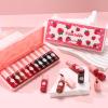 MooGlamor 10 Pcs Lip Tint Set Cute Glossy Lip Stains and Matte Lipsticks with Long-lasting and Quick-drying Mini Lip Gloss Lipstick for Makeup Gift (Strawberry, Lip Gloss) view 4