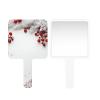 LANYANYQ Multi Purpose Hand Mirror Snowflake Christmas with Distortion Free Reflection, 6.7 x 3.95 in, Small Cute Square Hand Mirror Christmas Fruit view 2