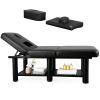Heavy Duty Massage Table,Up to 1250LBS, 75L 31.5''W Pro Stationary Wide Massage Bed Lash Bed BackRest Adjustable Fixed Type Spa Bed for Medical Recovery Professional Massage Family Physical Therapy view 1