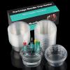 40PCS Disposable Tattoo Cartridge Cup Holder Plastic Tattoo Cartridge Tray For Tattoo Inks Needle Holder Placement Rack Disposable Plastic Cup Working Cup Cleaning Cup view 1