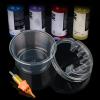 40PCS Disposable Tattoo Cartridge Cup Holder Plastic Tattoo Cartridge Tray For Tattoo Inks Needle Holder Placement Rack Disposable Plastic Cup Working Cup Cleaning Cup view 4