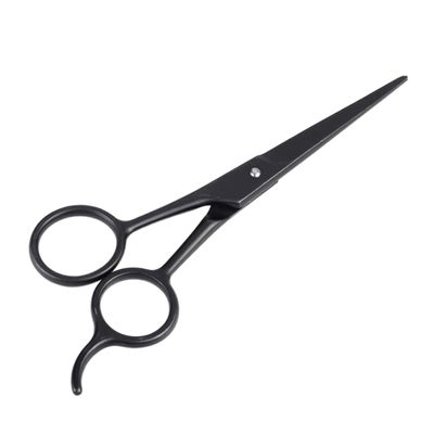 IWOWHERO Stainless Steel Beard Scissors Hairdressing Scissors Men Grooming Kit Eyebrow Razor for Daily Use