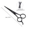 IWOWHERO Stainless Steel Beard Scissors Hairdressing Scissors Men Grooming Kit Eyebrow Razor for Daily Use view 2