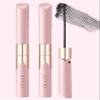2PCS Lengthening Black Mascara for Fine Short Lashes & Older Women  Quick-Drying, Smudge-Proof & Waterproof, Natural-Looking Length, Dual-Sided Brush, Swivel Brush Handle, Glides to Every Lash Angle view 1