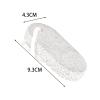 3 Pack Foot Pumice Stones for Men and Women, Portable Callus Remover for Hard Skin, Feet Scrubs with Lanyard view 3