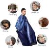 Blue Color Dragon Hair Dressing Gown Cape Hair Cutting Cloak - Adjustable Salon Cape Apron for Barbers, Easy Clean view 3