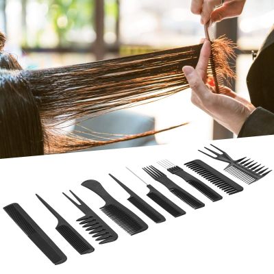 Professional Circuit Combtar Barber Baydressing Pein para pentear para pentear a cor preta