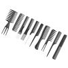 Professional Circuit Combtar Barber Baydressing Pein para pentear para pentear a cor preta view 4