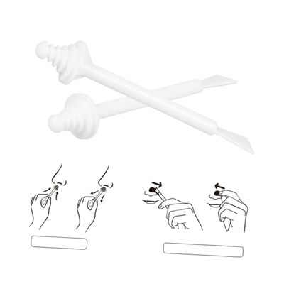 BIUDECO 20pcs Nasal Hair Removal Wax Applicator Stick Disposable Hair Remover for Men Women