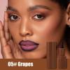 2 in 1 Lip Liner and Lipstick Combo Set, Matte Brown Lip LinerSmudging FormulaLong LastingSilky and SmoothCreamy Lip Pencil Crayon, Tapered Design Create Gradient Lip Makeup05# Grapes view 2