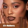 2 in 1 Lip Liner and Lipstick Combo Set, Matte Brown Lip LinerSmudging FormulaLong LastingSilky and SmoothCreamy Lip Pencil Crayon, Tapered Design Create Gradient Lip Makeup07# Mulberry view 2