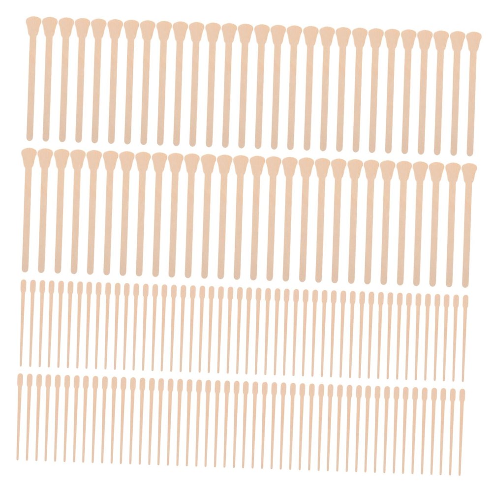 Healvian 200pcs Wooden Waxing Sticks for Hair Removal Home Beauty Salons Precision Applicator Sticks