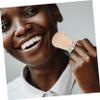 ARTSEWPLY Portable Refillable Makeup Brush for Women Multi-functional Face Powder Brush Blush Highlighter Applicator Easy to Clean Compact Use view 3