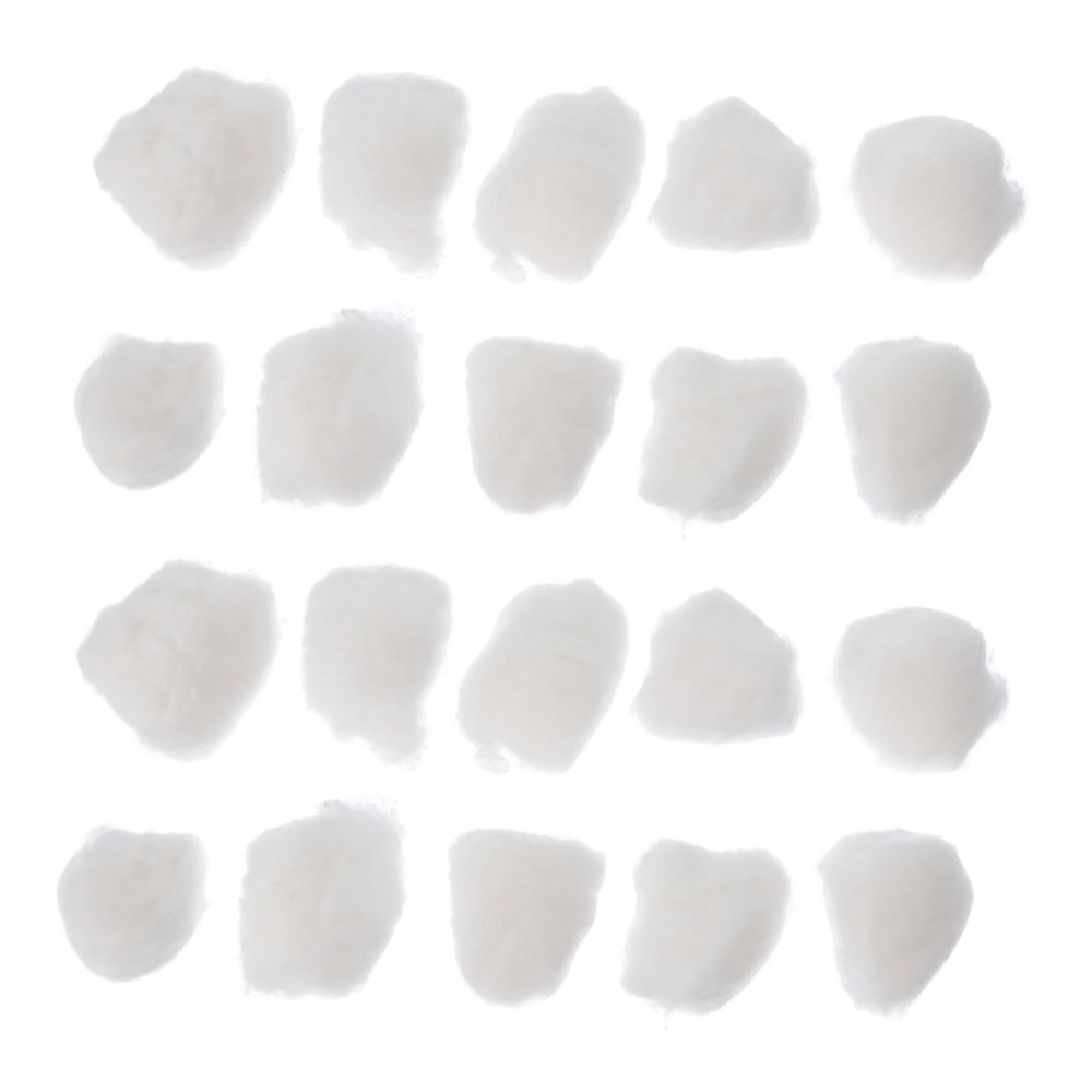 GALPADA Salon Cotton Balls 10-Piece Set Soft and Absorbent Cosmetic Balls for Makeup and Cleaning for Home Use and Tattoo Application Disposable and Sterilized