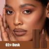 3 Colors 2 in 1 Lip Liner and Lipstick Combo Set, Matte Brown Lip LinerSmudging FormulaLong LastingSilky and SmoothCreamy Lip Pencil Crayon, Tapered Design Create Gradient Lip Makeup 02+04+06 view 2
