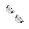 Beaupretty 2pcs Stainless Steel Shaving Bowl for Men Foaming Tool for Barber Shaving Soap - Design for Home Use Random Style view 1