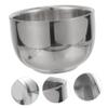 Beaupretty 2pcs Stainless Steel Shaving Bowl for Men Foaming Tool for Barber Shaving Soap - Design for Home Use Random Style view 3