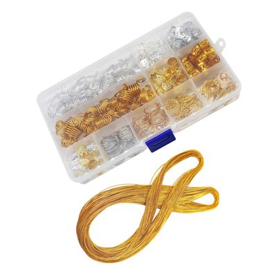 KAILIKETIY Dreadlock Jewelry Hair Charms Hair Rings Braids Accessories Curly Products