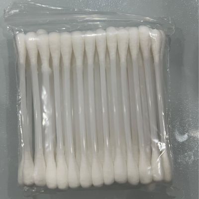 50 Pack Bag Cotton Swabs, Spiral Swabs Stick 50 Pcs Per Bag Double-Tipped Buds Makeup Pads Tip Applicators for Travel,Cotton Swabs for Personal Hygiene and Baby Care
