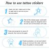 10 Sheets Temporary Tattoos for Adults, Fake Tattoo Stickers with Realistic Floral, Henna, Branch & Minimalist Designs - Long-Lasting Waterproof Body Art for Women Girls for Arm, Ankle, Wrist view 3