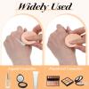 20 Pcs Make Up Sponges For Foundation, Round Makeup Sponges, Nude Round Makeup Sponge, Cosmetic Foam Rounds Cosmetic Sponge for Liquid Foundation Cream Concealer, Wet and Dry Dual Use view 3
