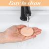 20 Pcs Make Up Sponges For Foundation, Round Makeup Sponges, Nude Round Makeup Sponge, Cosmetic Foam Rounds Cosmetic Sponge for Liquid Foundation Cream Concealer, Wet and Dry Dual Use view 4