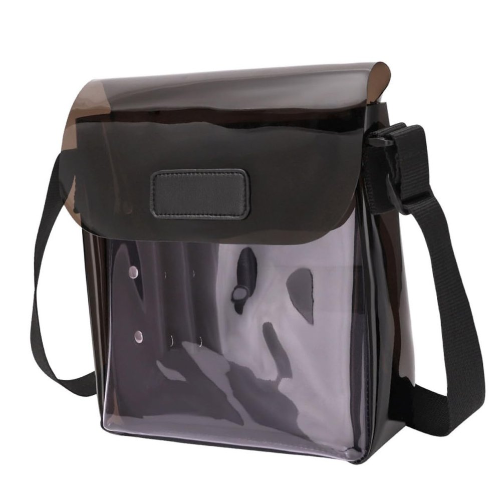 Beaupretty Hairdresser Bag Organizer for Hair Styling Tools Lightweight Portable Travel Clipper Bag for Barbers and Hairstylists Simple Transparent Crossbody Design for Easy Access