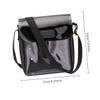 Beaupretty Hairdresser Bag Organizer for Hair Styling Tools Lightweight Portable Travel Clipper Bag for Barbers and Hairstylists Simple Transparent Crossbody Design for Easy Access view 2