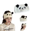 Zinmilin Makeup Headband for Washing Face,Face Wash Headband Skin Care,Spa Headbands for Women Skincare,Head Bands for Women's Hair Cute Panda(White) view 1