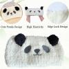 Zinmilin Makeup Headband for Washing Face,Face Wash Headband Skin Care,Spa Headbands for Women Skincare,Head Bands for Women's Hair Cute Panda(White) view 4