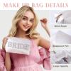 Bridal Shower Gifts7-Piece Birde Gift Set with Tumbler, Tote, Slippers, Makeup Bag & More-Gift for Bride to be Bachelorette Gifts for Her-Bridal Shower Decorations view 4