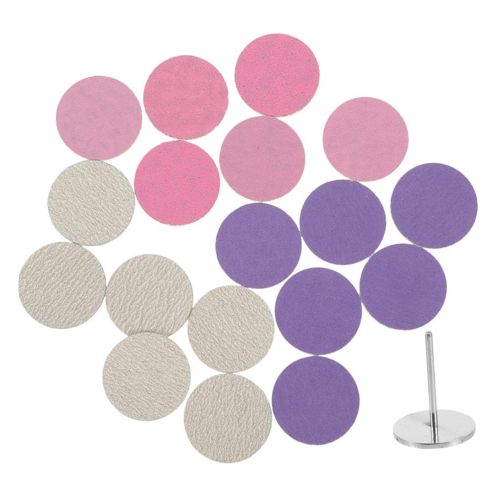 BELLIFFY 60pcs Electric Nail Sanding Discs for Manicure and Pedicure Dead Skin Remover Pads with Bearing Storage Box Compatible with Electric Foot Files