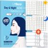 LitBear Pimple Patches for Face, 600 Counts Day and Night Acne Patches, Hydrocolloid Patches for Covering Zit and Blemishes, Large Breakouts, 5 Sizes Thin & Thick Spot Dots Stickers for Chin, Forehead view 1