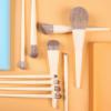 10 Brushes Set Large Loose Powder Brush Beauty Tools Eye Shadow Brush view 4