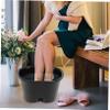 Baluue 1pc Foot Bath Tub for Home Use Heat Preservation Foot Wash Bucket Design Non-Leakage for Relaxation and Health Preservation view 2