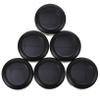 ARTSEWPLY 6Pcs Eyeshadow Replacement Box Compact Case Makeup Tool for Tidy Storage Travel Black Matte Empty Makeup Plate for Shades Blush Foundations view 1