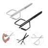 Happyyami Nose Hair Scissors 2 Pack Stainless Steel Ideal for Beauty Eyebrow Trimming view 4