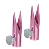 SHERCHPRY 2pcs Dual Shaped Aluminum Pencil Sharpener for Eyebrow and Lip Liners Travel-Friendly Makeup Tool Stylish and Design for Makeup Enthusiasts view 1