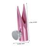 SHERCHPRY 2pcs Dual Shaped Aluminum Pencil Sharpener for Eyebrow and Lip Liners Travel-Friendly Makeup Tool Stylish and Design for Makeup Enthusiasts view 2