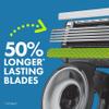 Gillette Labs Special NFL Lions Edition Shaving Razor for Men - 1 Handle, 4 Razor Blade Refills & Magnetic Stand, Holiday Gifts for Men, GilletteLabs with Exfoliating Bar view 4