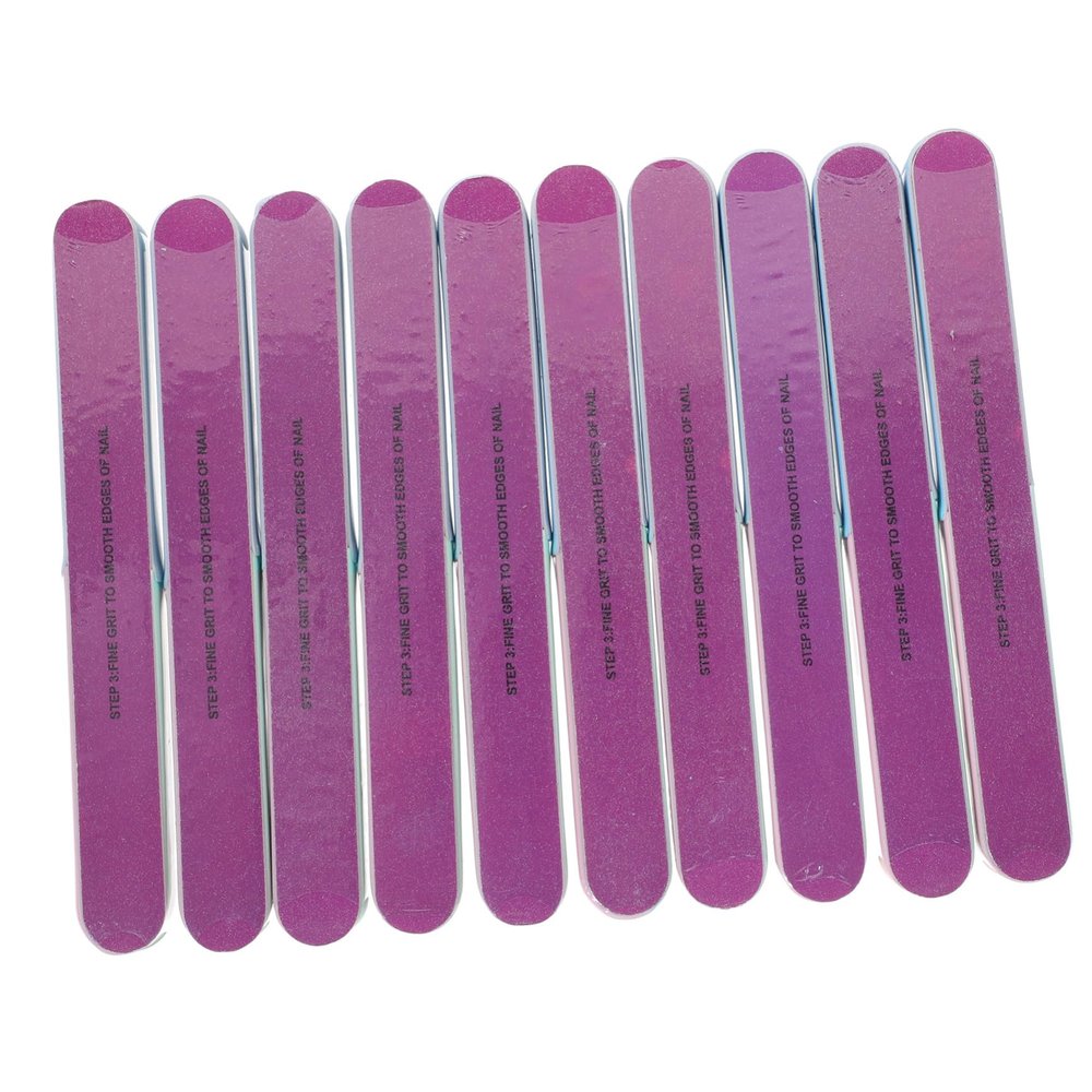 ARTSEWPLY 10pcs Cute Nail Art Tools Double-Sided Fingernail Files Grinding and Polishing Nail Files for Manicure Salon Supplies